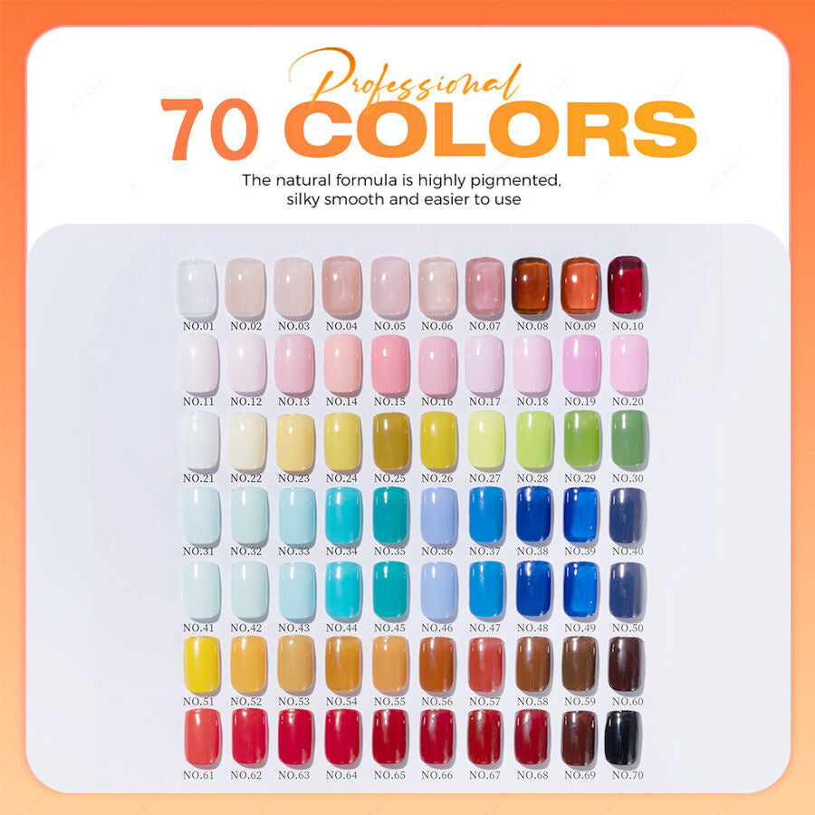 Vinimay UV Gel Polish Kit Set Of 70 PCS- 15ml Each