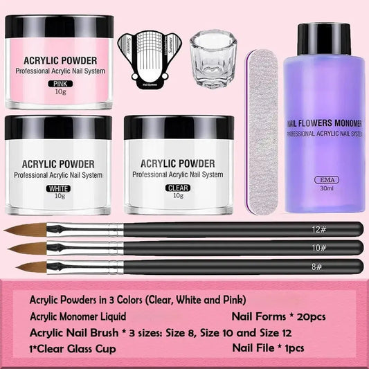 Acrylic Extension Kit Combo for Students & Professional