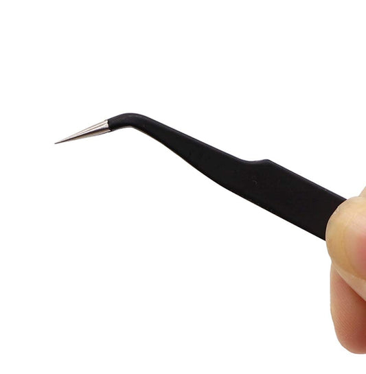 Angled Tweezer for Stone Picking