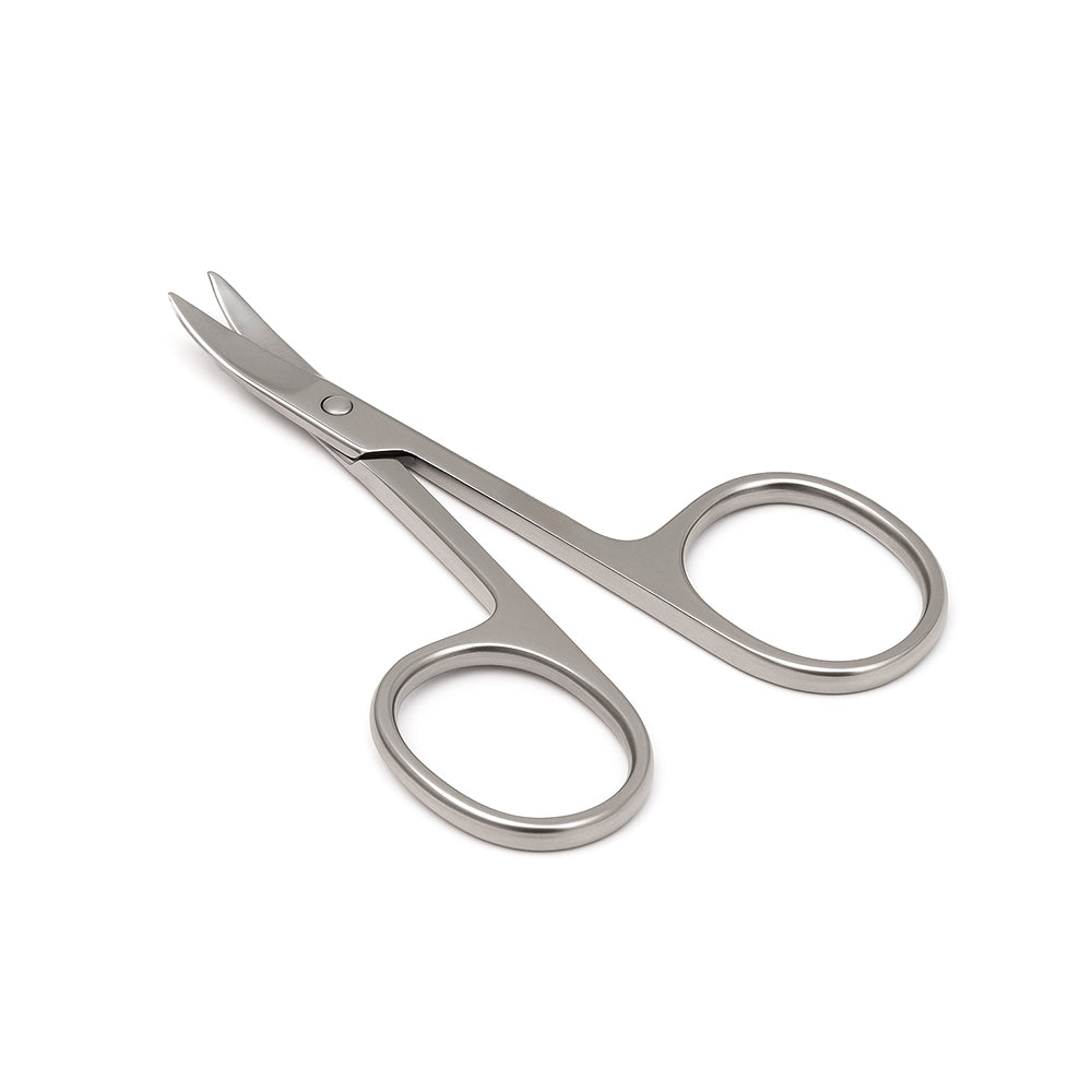 Short Eyelash Trimming Scissors Softly Curved