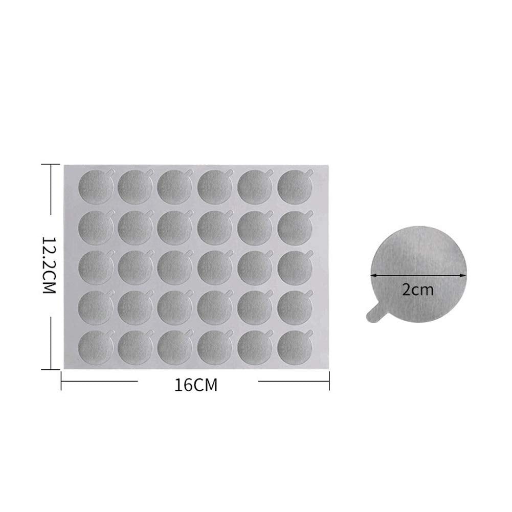 Disposable Eyelash Glue Holder Pallet Sticker Foil Sheet - 30 Stickers