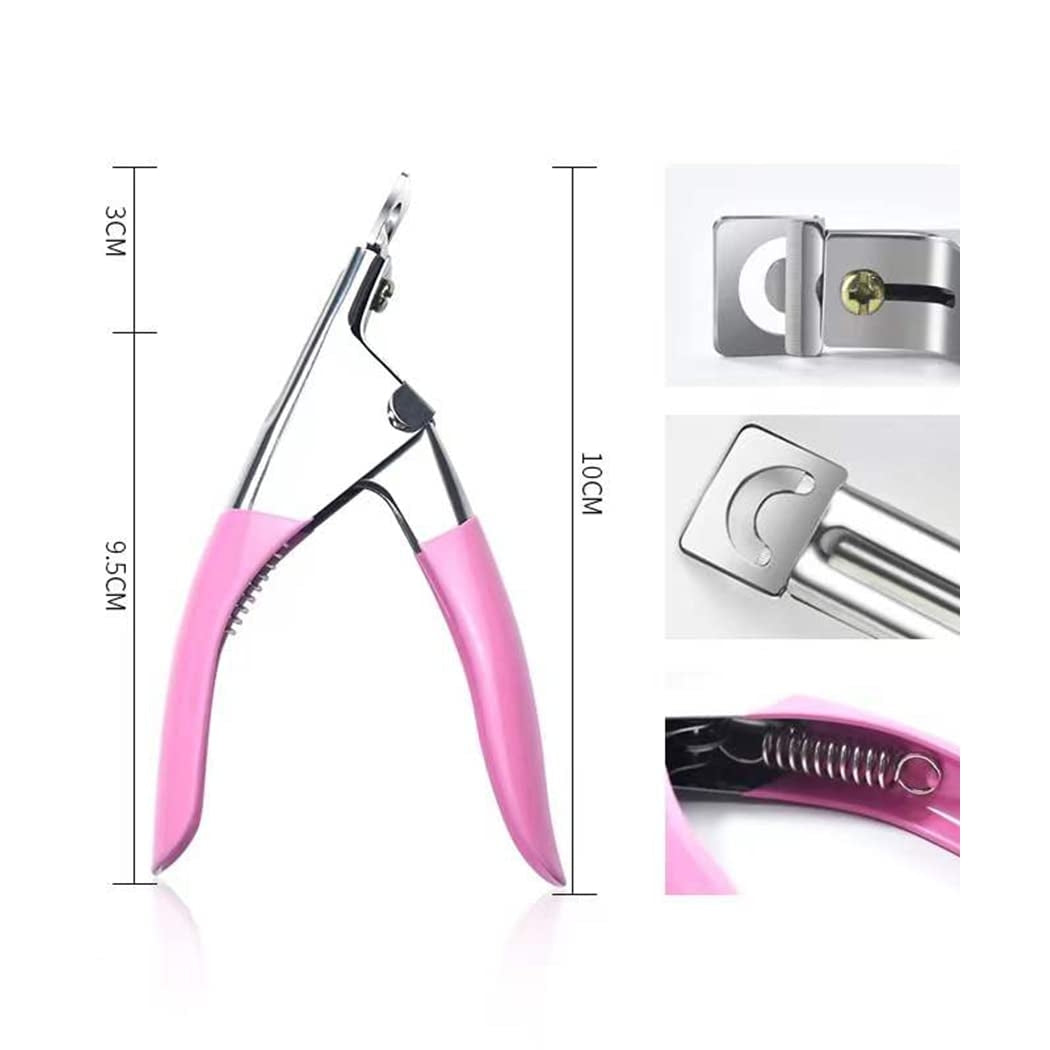 Half Metal Fake Nail Tip Cutter