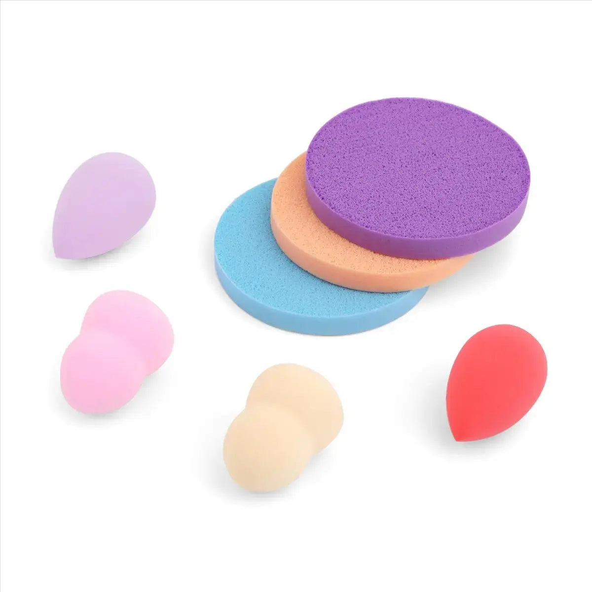 Savni Makeup Sponge Powder Puff, Small Beauty Blender & Sponges - Assorted Color