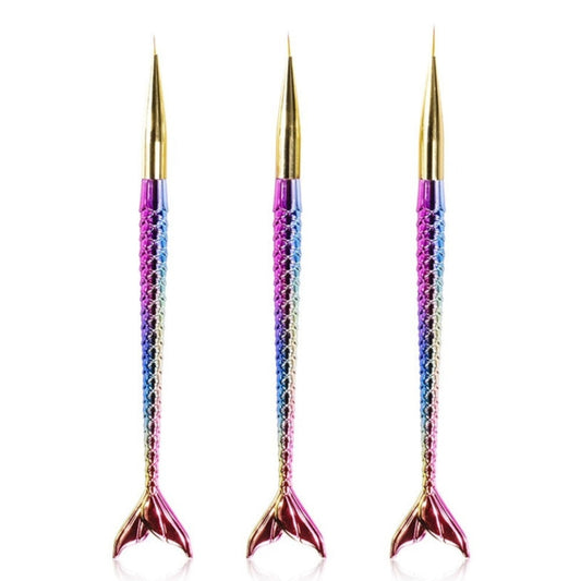 0-00-000 Detailing Brushes Mermaid Handle - Set of 3