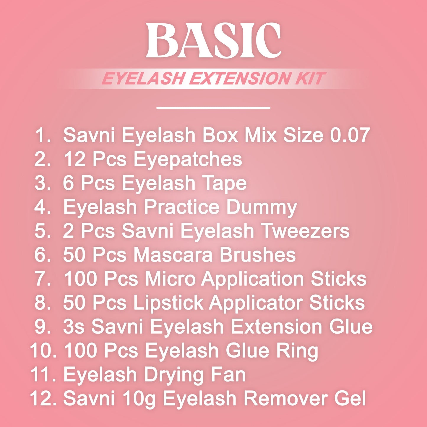 Basic Eyelash Extension kit - 12 Products Product vendor