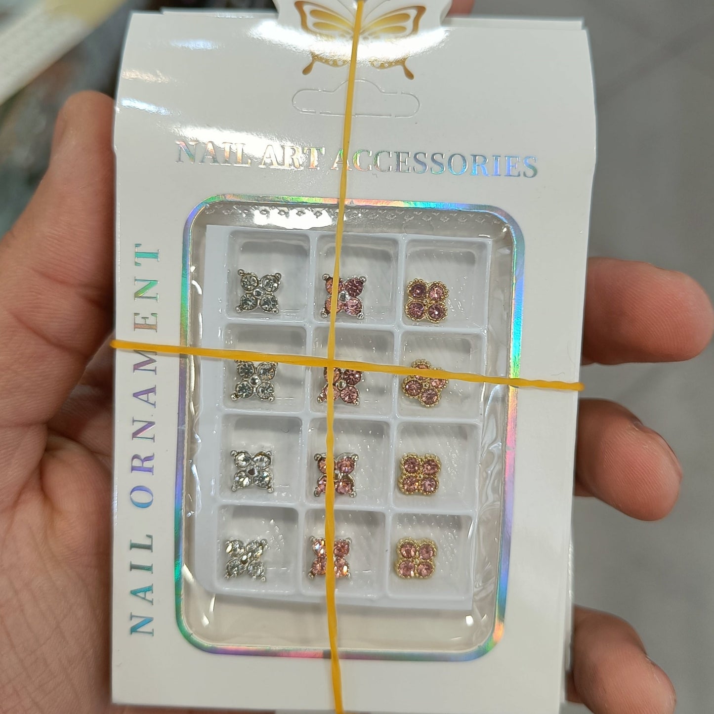 Flower Stone Nail Art Accessories