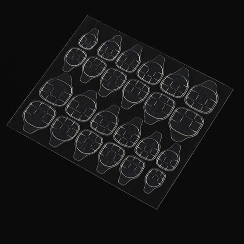 Temporary Glue Tabs Double Sided Tape - 24 Glue in 1 Sheet