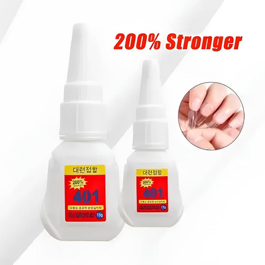 401 Extra Strong Professional Nail Glue - 15 Gram (Dropper Applicator)