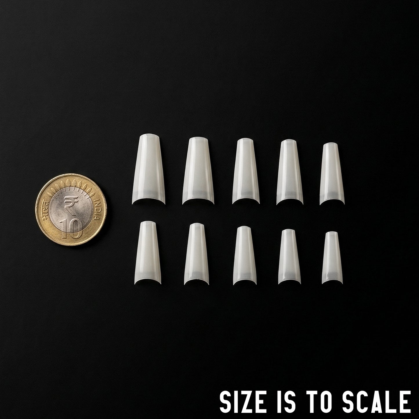 Suzi E16N Extension Coffin C Cut Natural - 500 Pcs