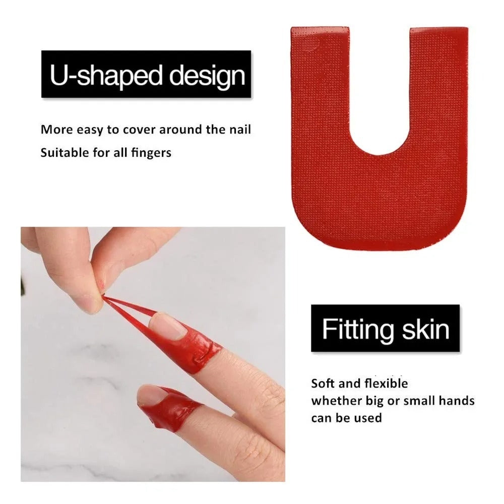 Nail Protective Stickers - 10 Stickers in 1 sheet