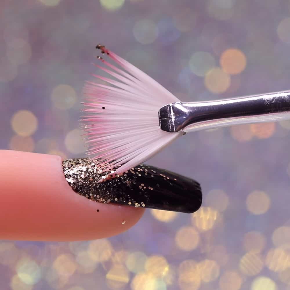 Nail Fan Brush For Glitter/Mylar