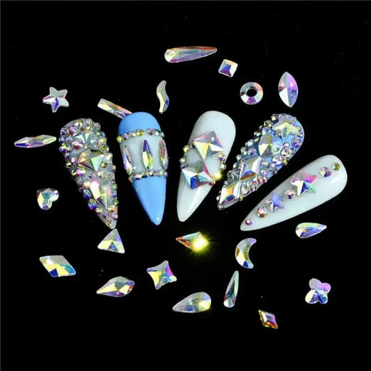3100 Pcs AB Rhinestones with Wax Picker Tool