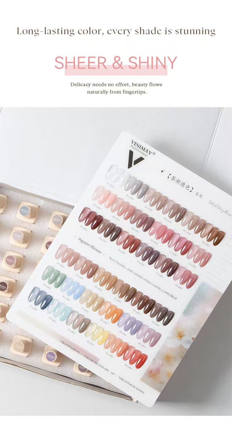 Vinimay UV Gel Polish Kit Set Of 36pcs, 15ml Each,Model-I
