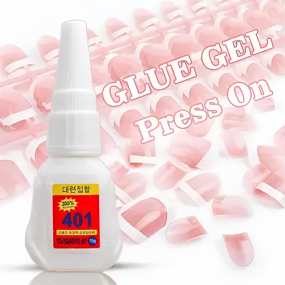 401 Extra Strong Professional Nail Glue - 15 Gram (Dropper Applicator)