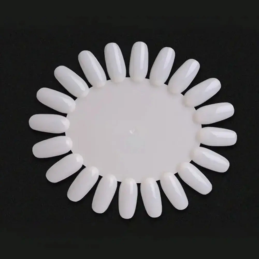 Oval Nail Display Wheel Chart - 10 Plates (200 Nails)