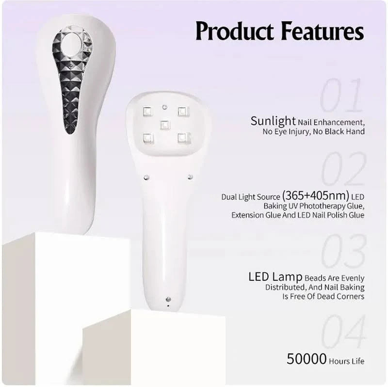 Small Portable UV/LED Nail Lamp