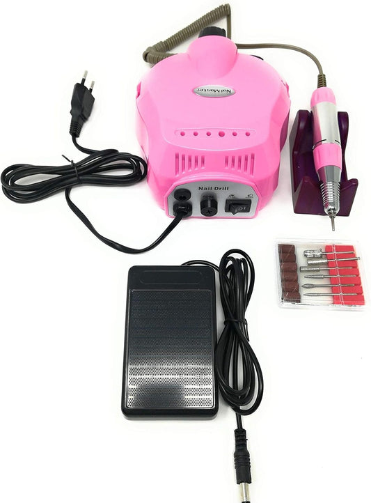 35000 RPM Nail Drill Machine Pink - Model