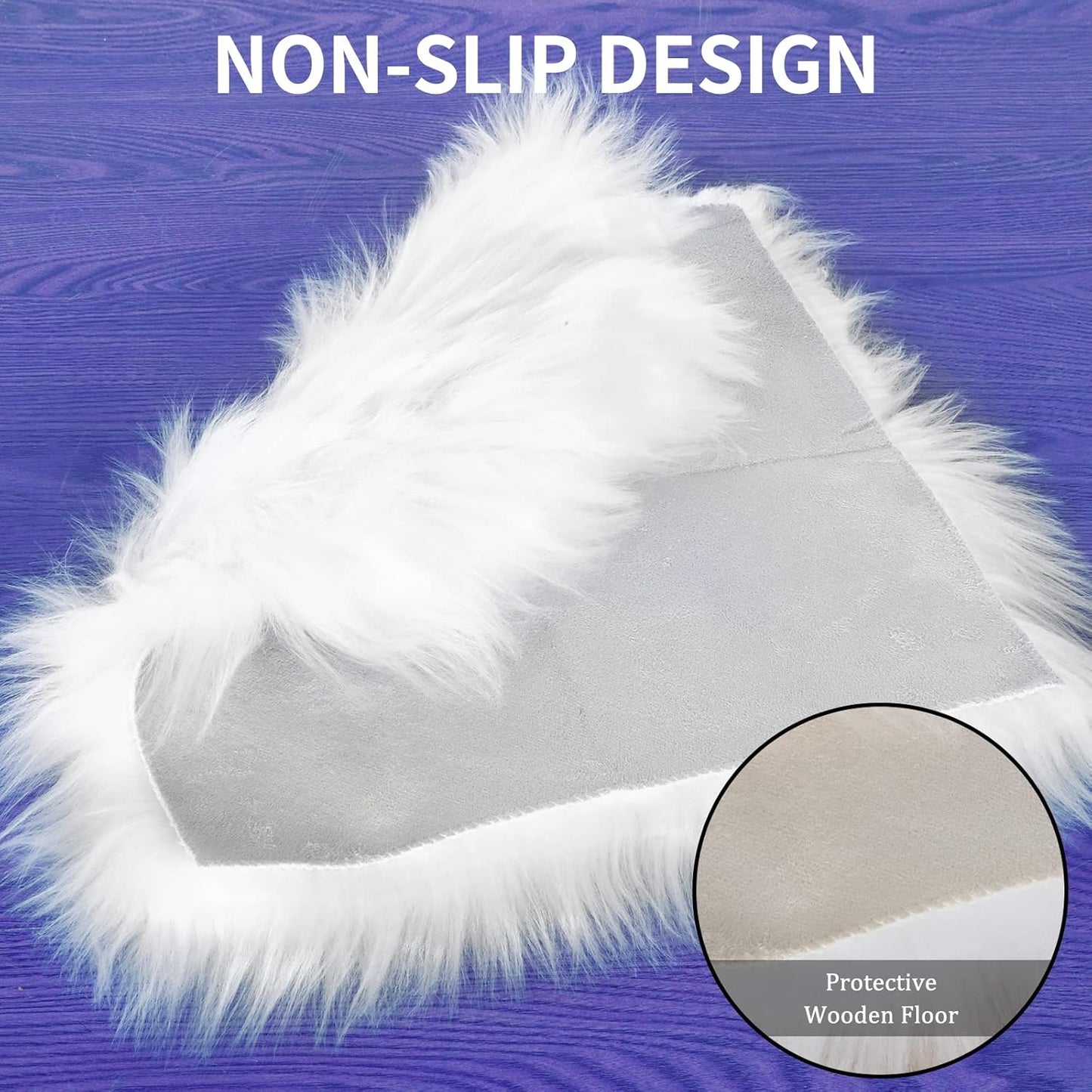 Soft Fleece for Nails Photography - White Color, 25x25cm