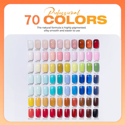 Vinimay UV Gel Polish Kit Set Of 70 PCS- 15ml Each