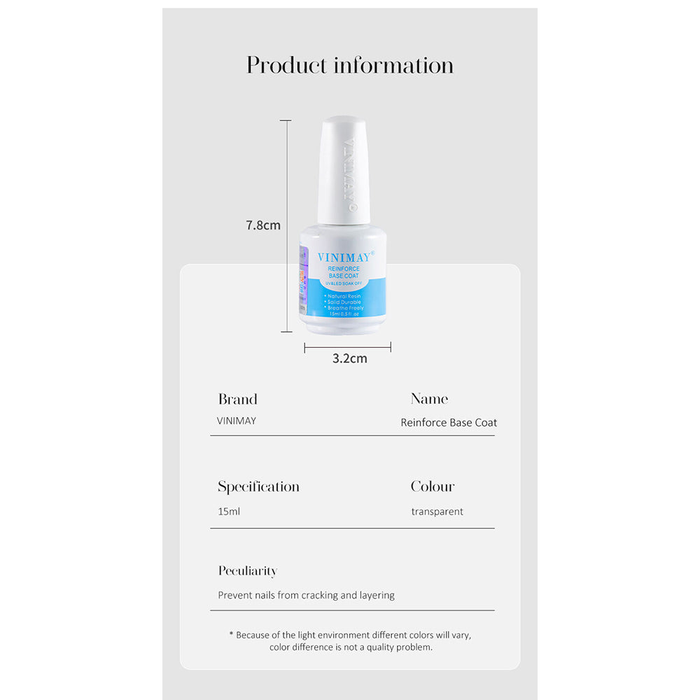 Vinimay Reinforce Base Coat - 15ml Product vendor