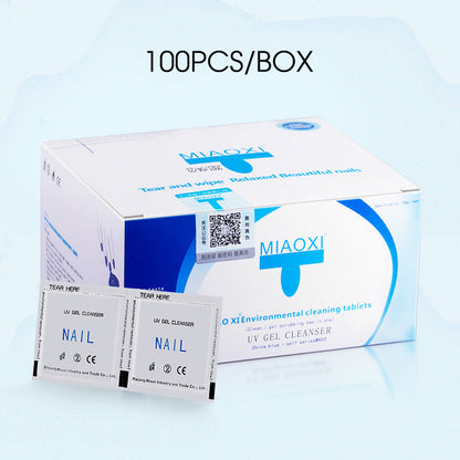 Nail Removal 100% Acetone Wipes for Nail Polish & Acrylic, Gel Removal - 204 pieces Product vendor