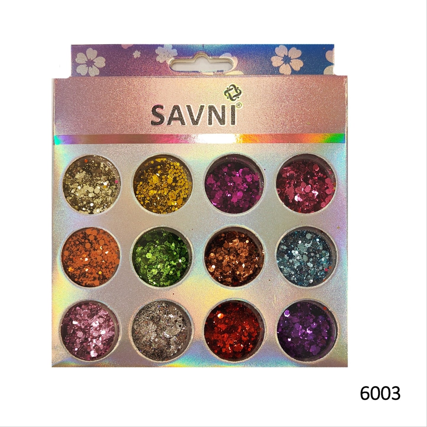 Savni Mix Glitters, Mylars & Sugar Dust - Pack of 10/12
