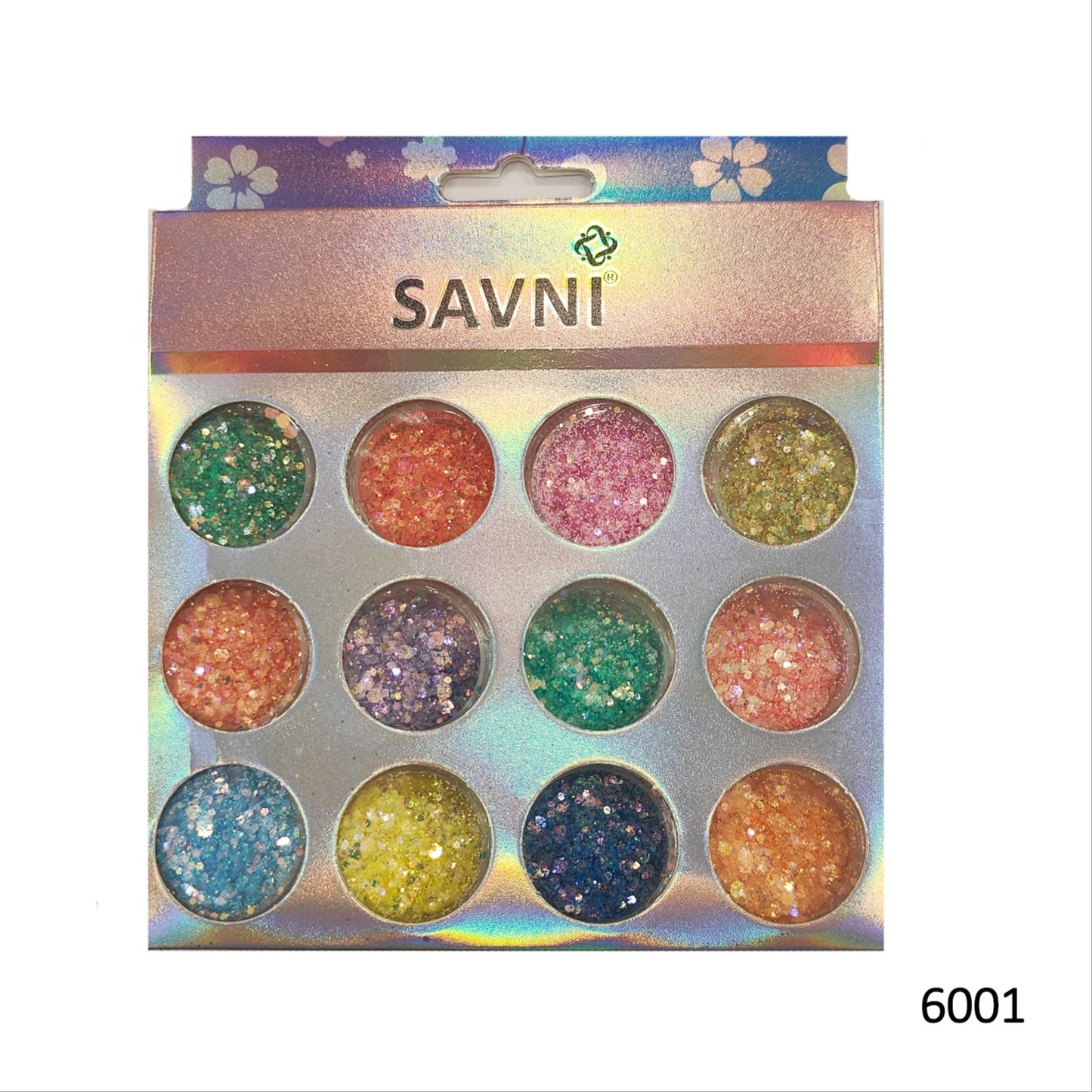 Savni Mix Glitters, Mylars & Sugar Dust - Pack of 10/12