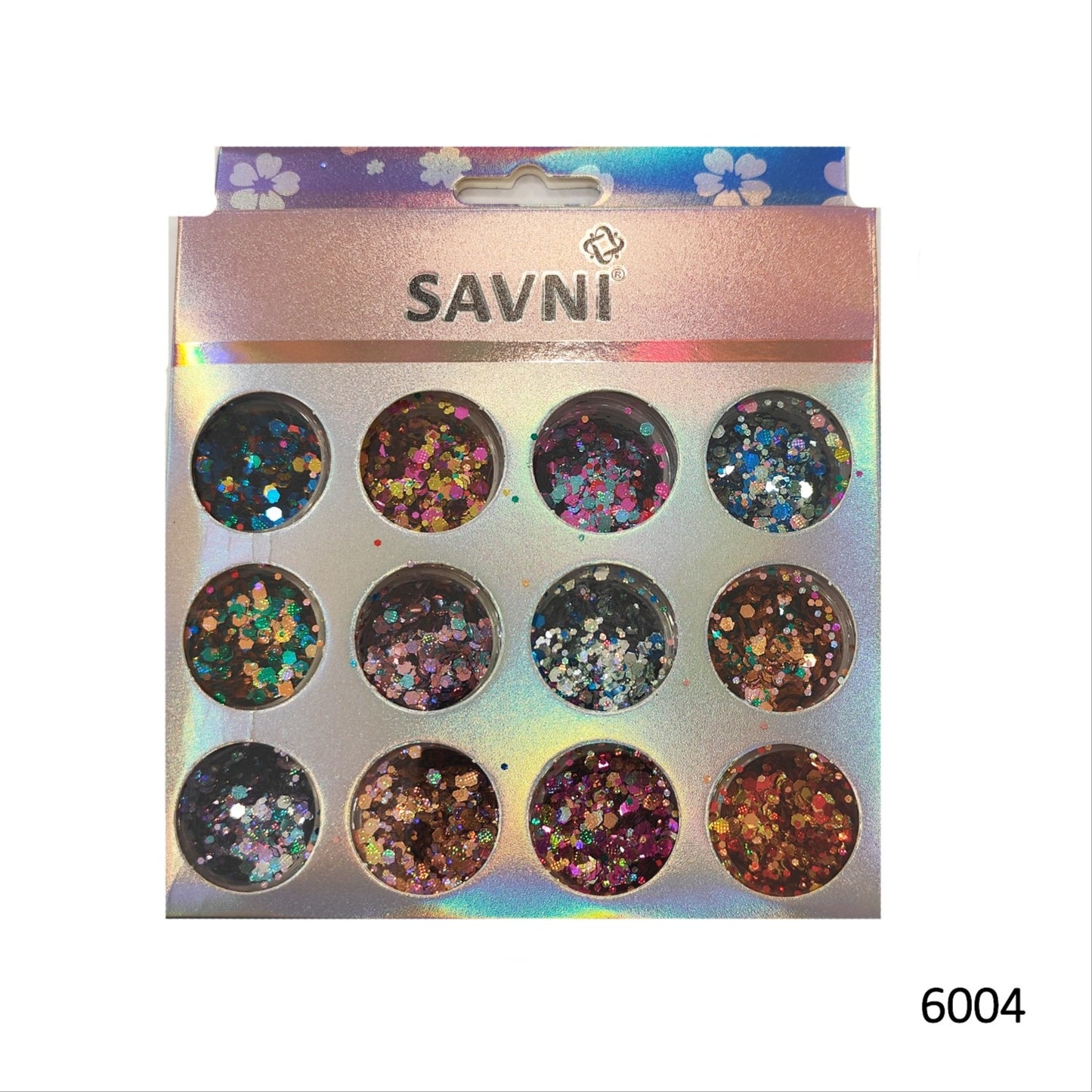Savni Mix Glitters, Mylars & Sugar Dust - Pack of 10/12