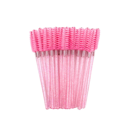 Eyelash Mascara Applicator Brush 50Pcs - Assorted Color