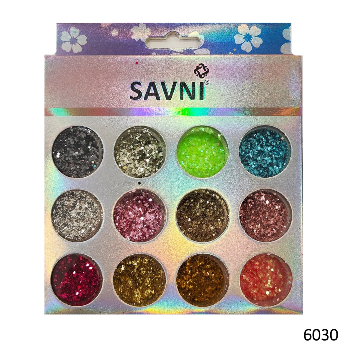 Savni Mix Glitters, Mylars & Sugar Dust - Pack of 10/12