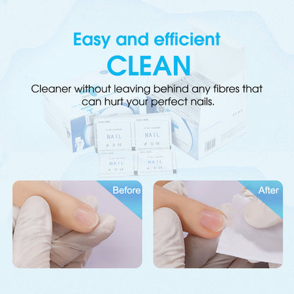 Nail Removal 100% Acetone Wipes for Nail Polish & Acrylic, Gel Removal - 204 pieces Product vendor