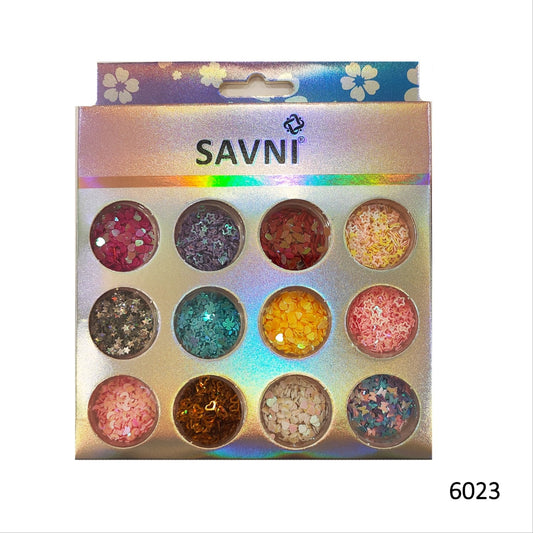 Savni Mix Glitters, Mylars & Sugar Dust - Pack of 10/12