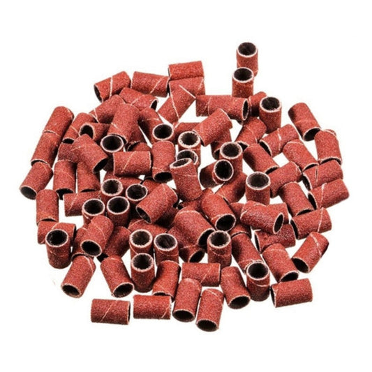 Sandpaper Sanding Nail Drill Bits - Pack of 50, Mix Grit