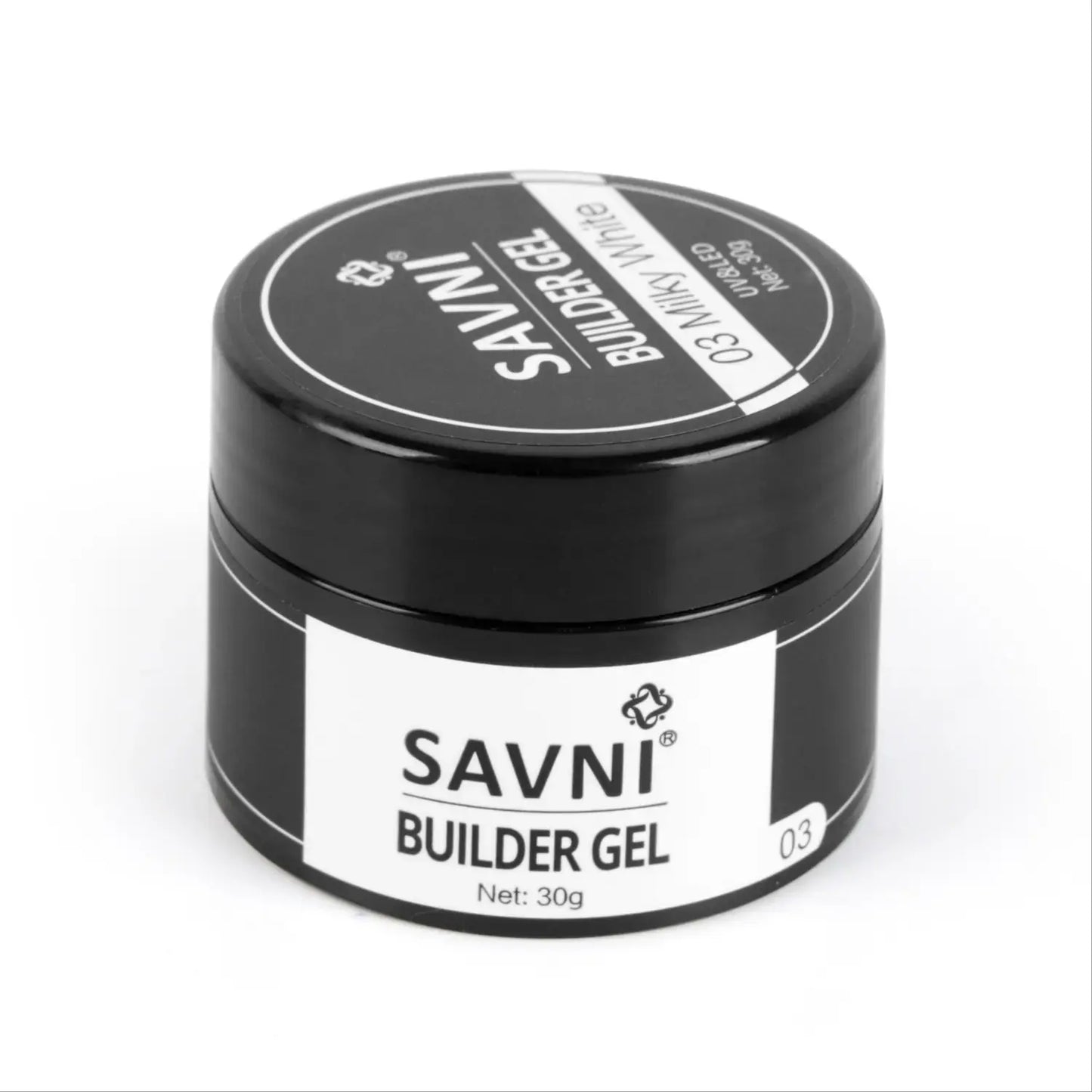 Savni Milky White 30g Builder Gel