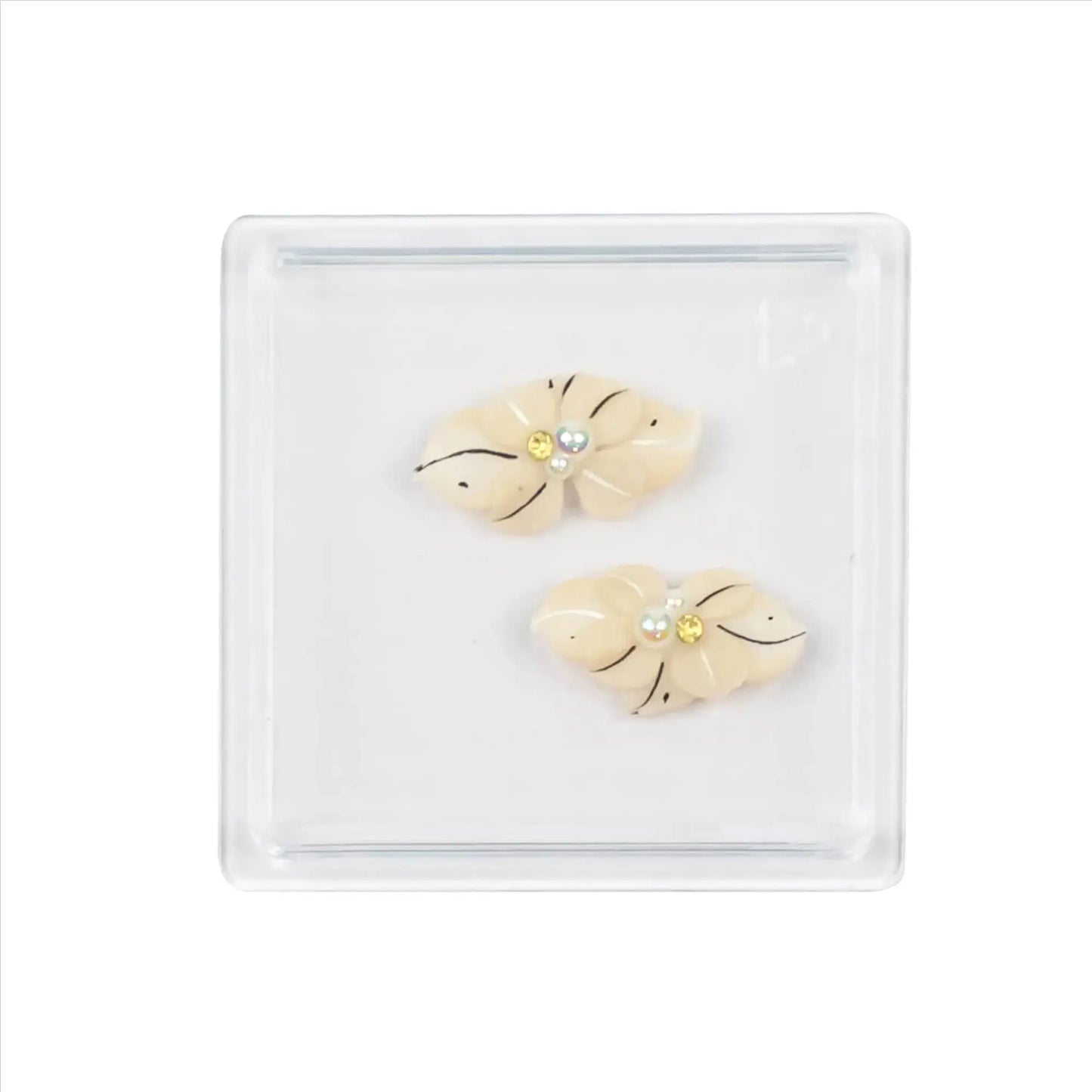 3D Readymade Acrylic Bow Accessories - 1 Pair