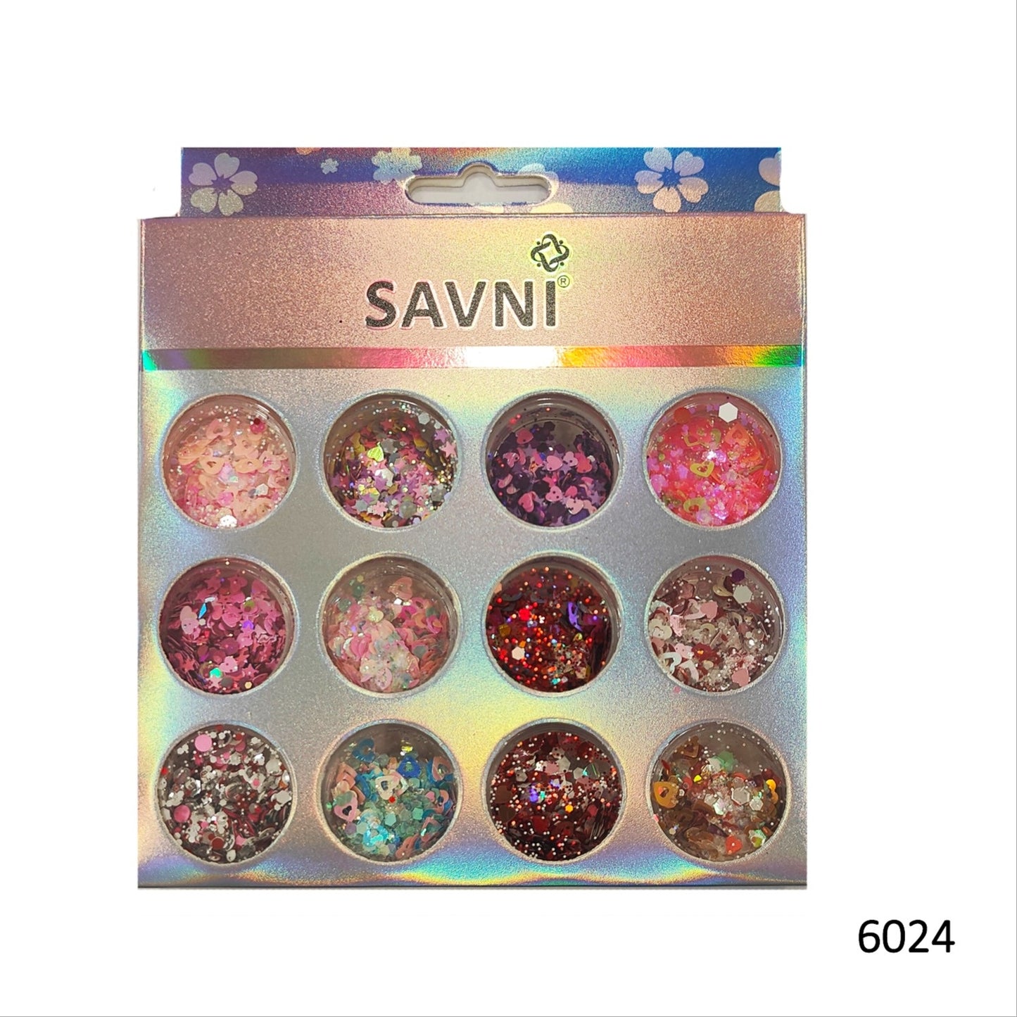 Savni Mix Glitters, Mylars & Sugar Dust - Pack of 10/12