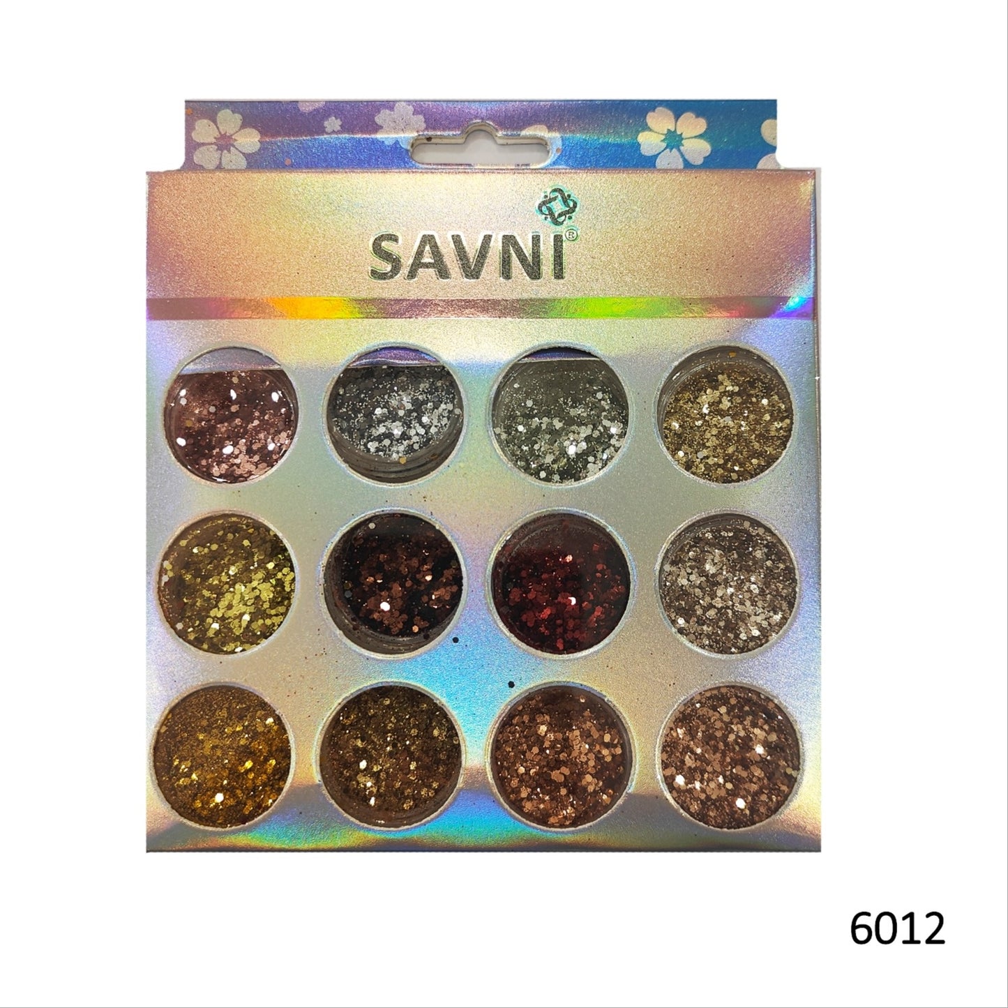 Savni Mix Glitters, Mylars & Sugar Dust - Pack of 10/12
