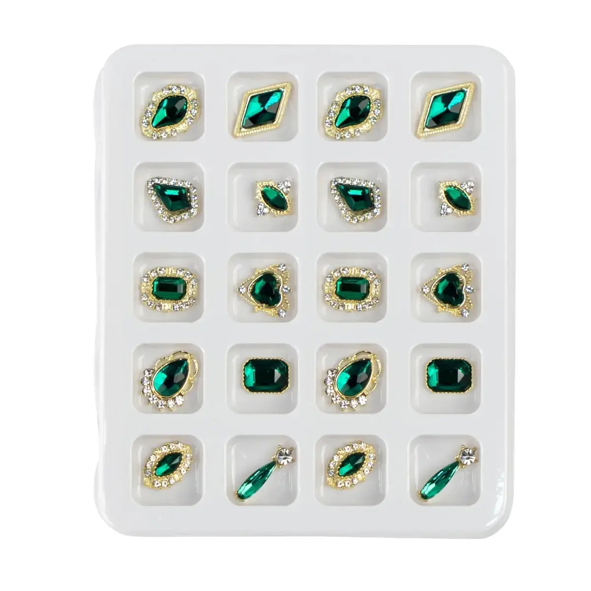 Big Rhinestone Jewel Stone Accessory - 10 pairs