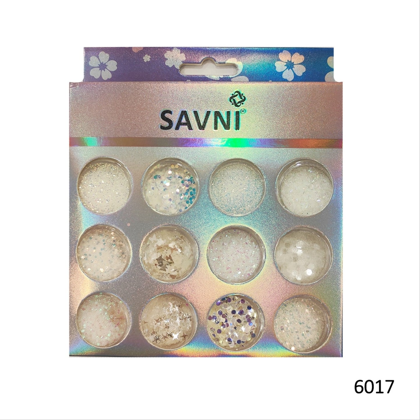 Savni Mix Glitters, Mylars & Sugar Dust - Pack of 10/12