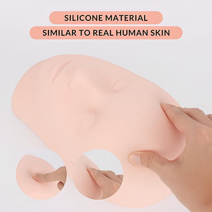 Eyelash & Makeup Silicon Rubber Training Dummy