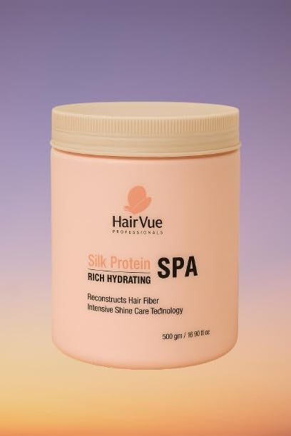 Hair Vue Professional Silk Protein Rich Hydrating Hair SPA- 500GM