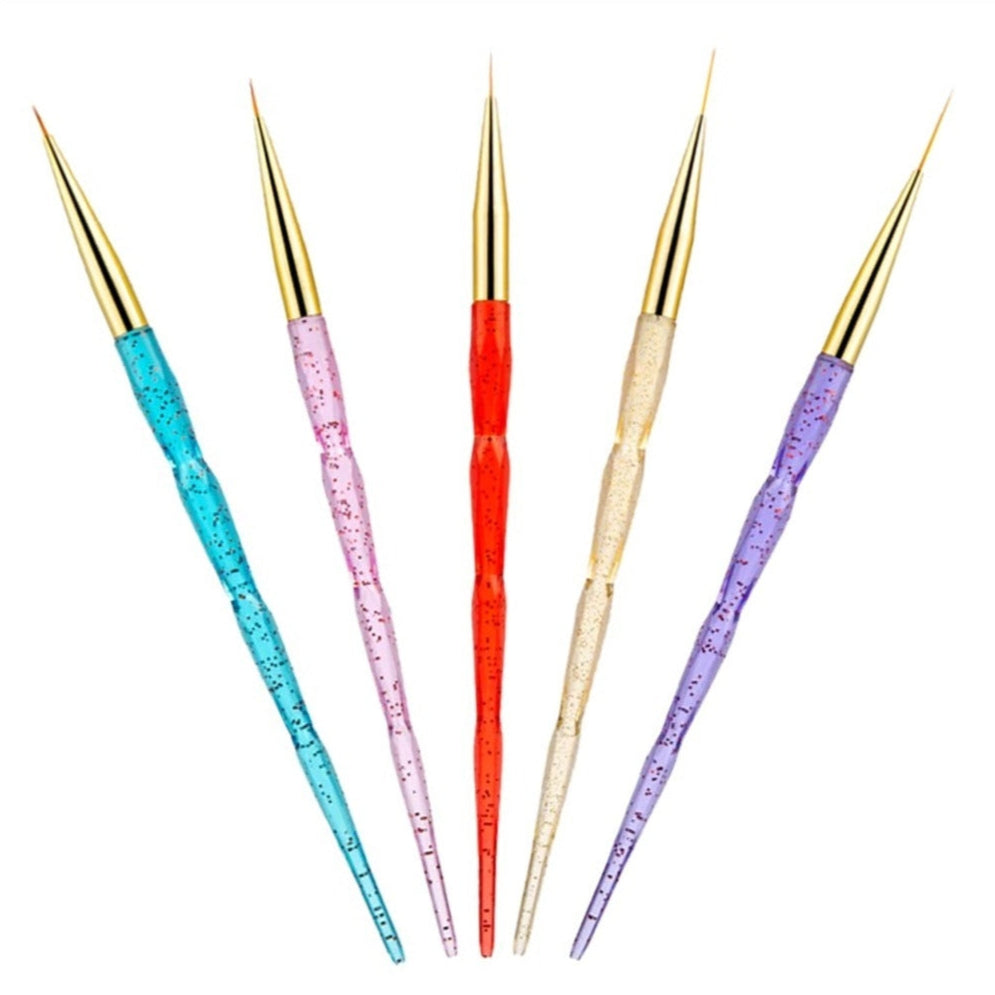 0-00-000 Detailing Brush Set Multicolor Handle - Set of 5