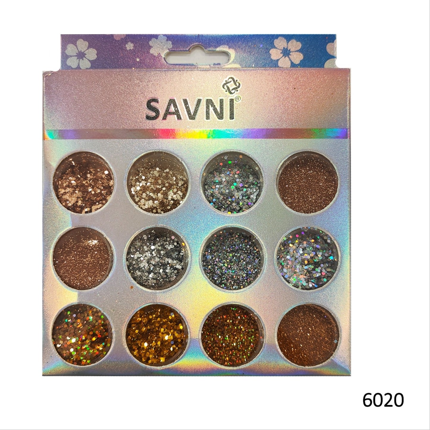 Savni Mix Glitters, Mylars & Sugar Dust - Pack of 10/12