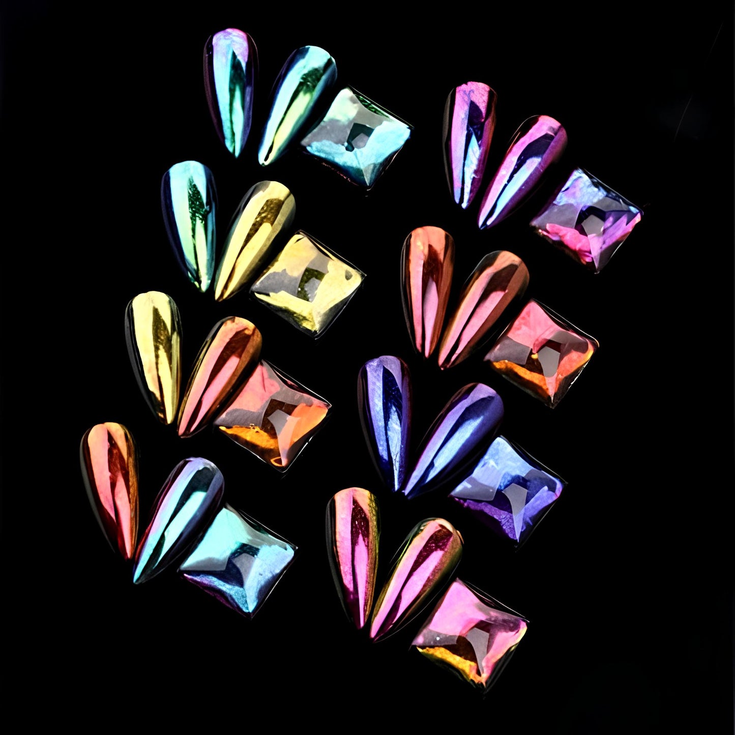 Transparent Chameleon Chrome Powder - Assorted Color