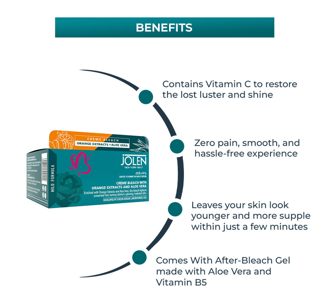 Jolen-Orange Extracts & Aloe Vera Creme Bleach