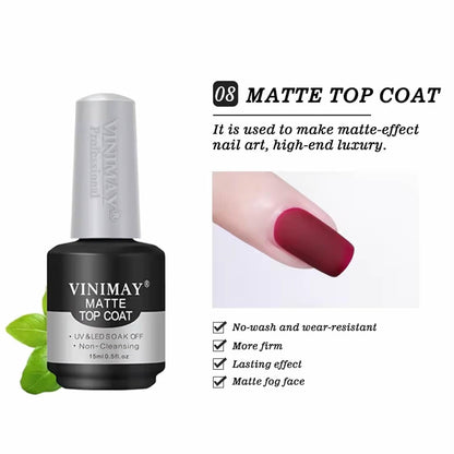 Vinimay Matte Top Coat - 15ml Product vendor