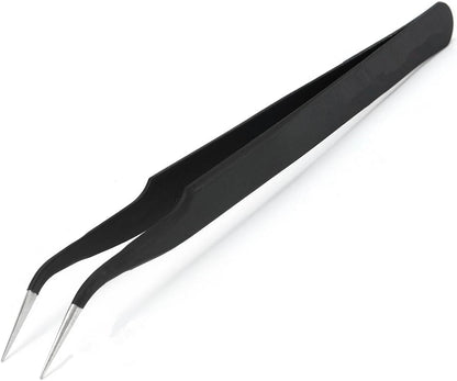 Angled Tweezer for Stone Picking