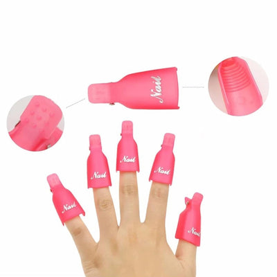 Remover Keeper Clips for Nails - Set of 10 (Assorted Color)