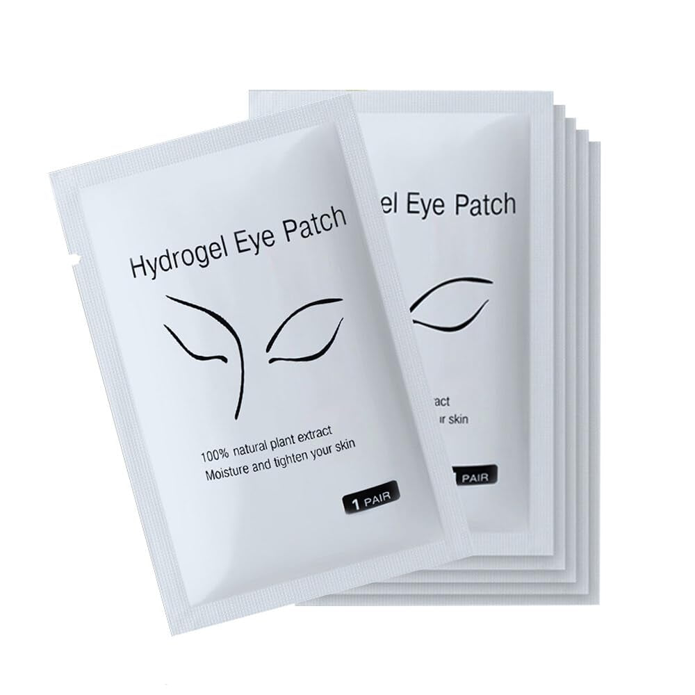 Under Eye Silver Hydro Gel Patch for Eyelash Extension 10 Pieces