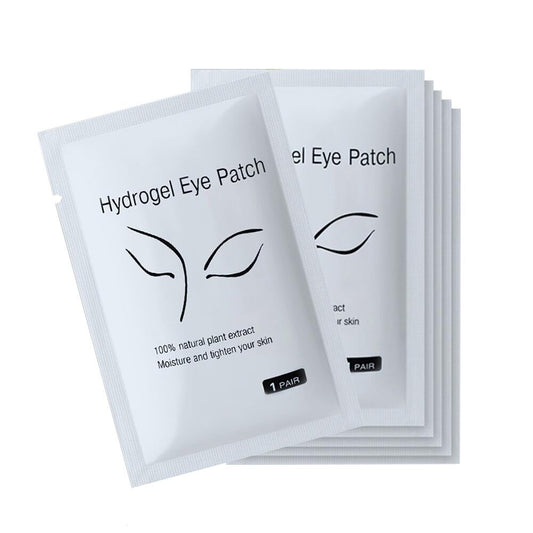 Under Eye Silver Hydro Gel Patch for Eyelash Extension 10 Pieces
